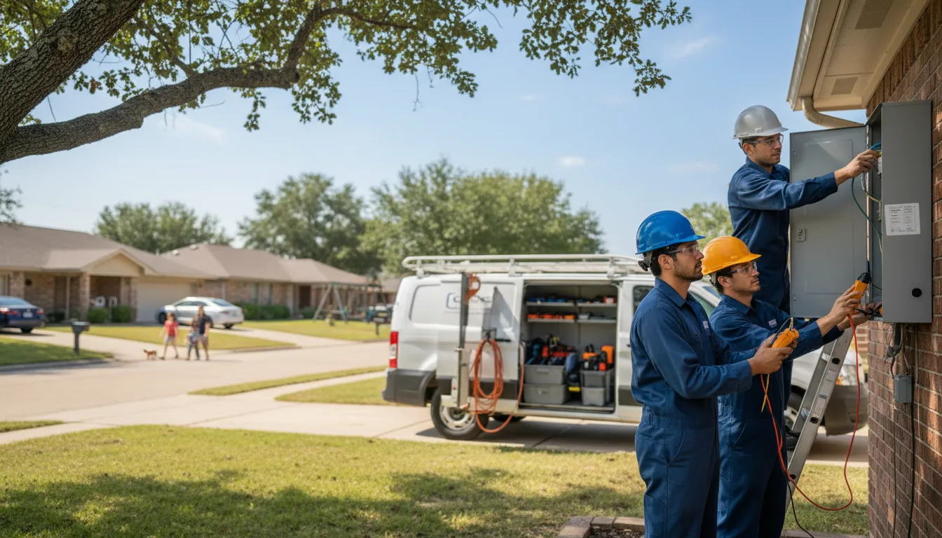 Certified electrician providing emergency electrical services in Hiawatha, IA